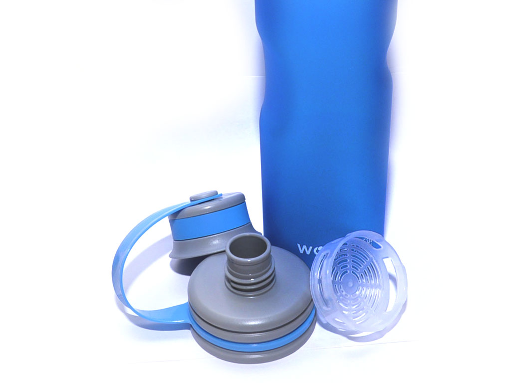 Бутылка для воды. Материал: пластик, силикон. Объём 670 ml. WB-8407