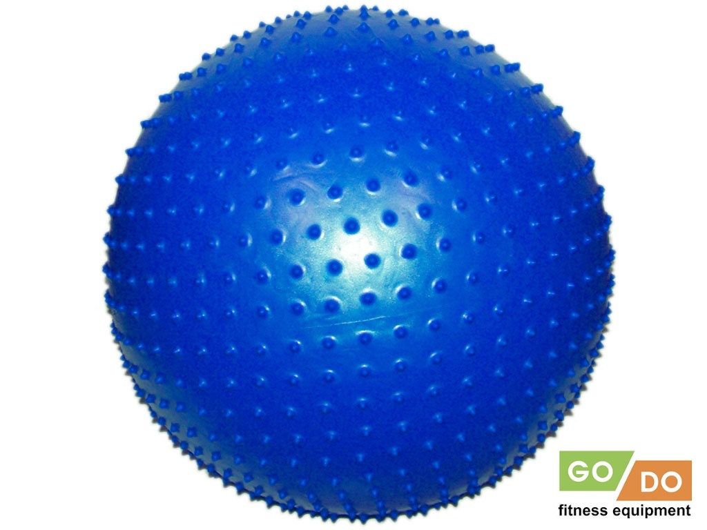 Мяч для фитнеса с массажными шипами синий d - 70 см GO DO :МА-70