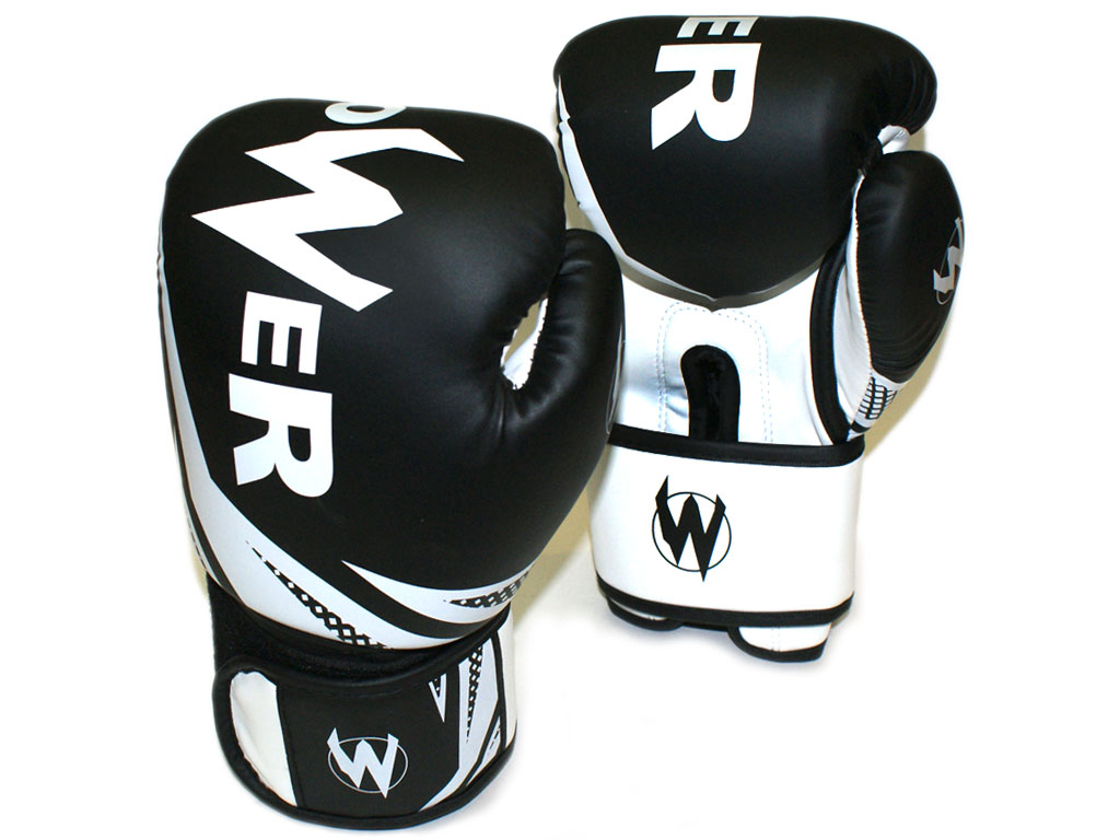 Перчатки боксёрские 12 oz.: POW-W-Ч12#