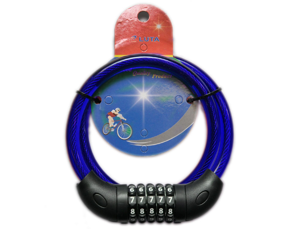 Велозамок с кодовым ключом: BZ25-41