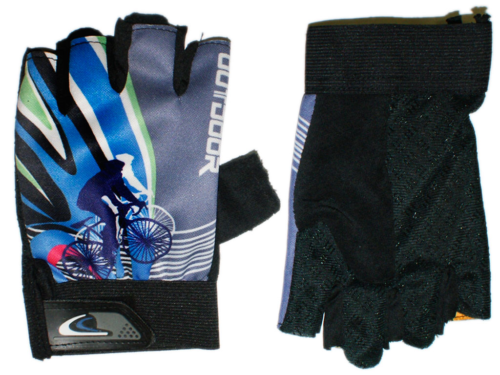 Велосипедные перчатки BP-SM-B03-С цвет сине-голубой