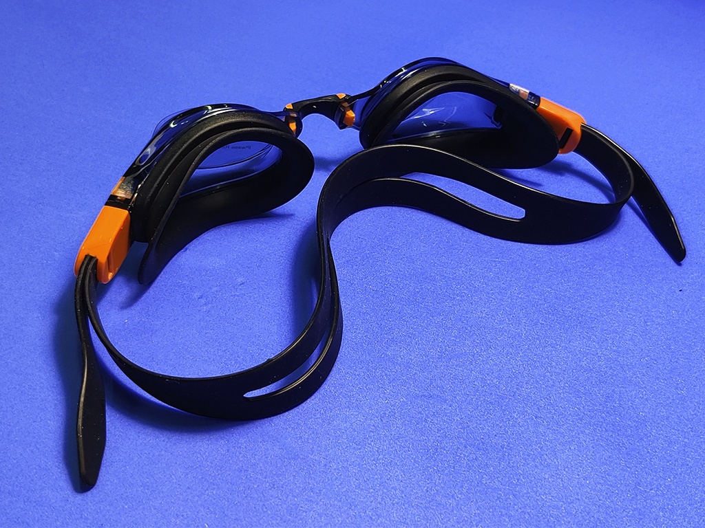 Очки для плавания оранжевые SG1670-ОРН