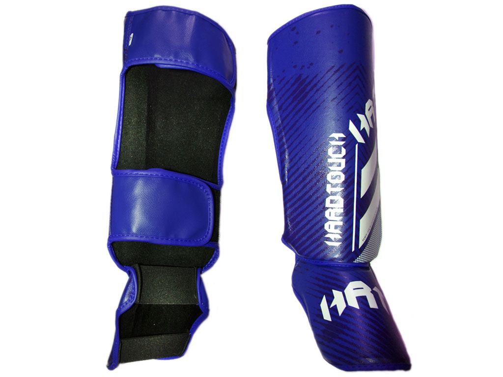 Защита ног (голень+стопа) HARD TOUCH модель А. Цвет: синий. Размер М.