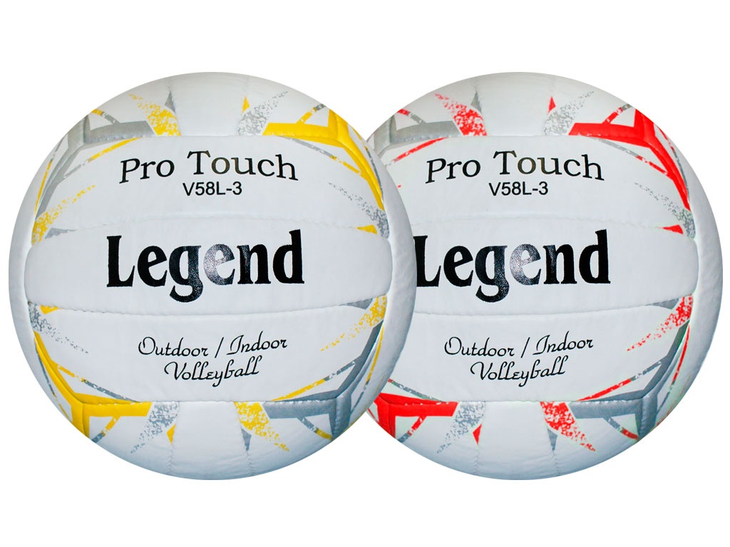 Волейбольный мяч Legend Pro-Touch белый с вставками