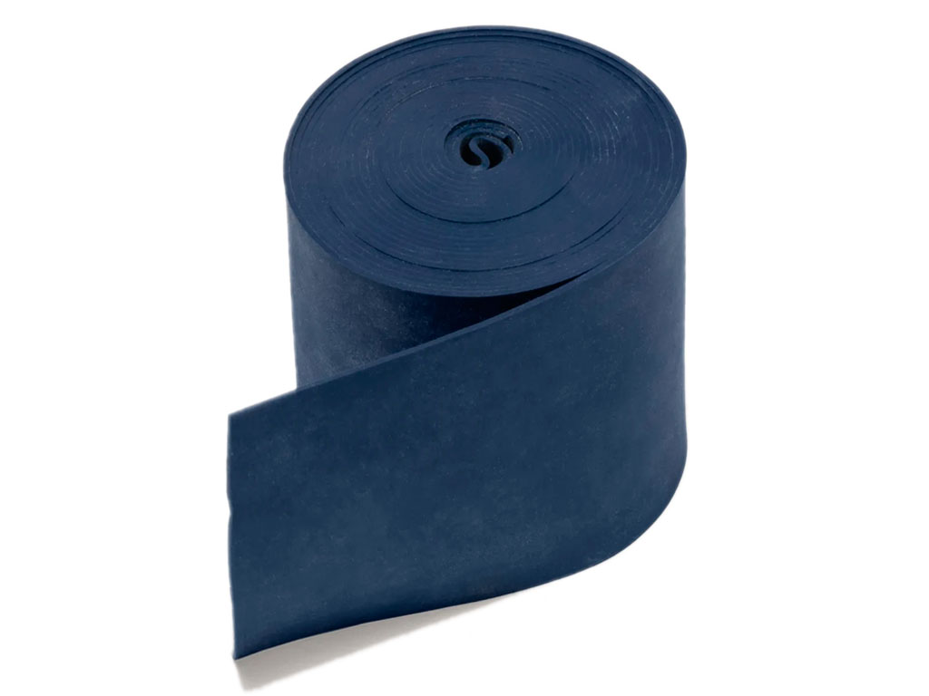 Бинт-резина. Ширина 7 см, длина 2 м, толщина 1,5 мм. Цвет: синий.
