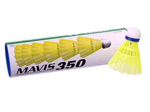 Волан пластиковый, головка пробка - кожа уп.6шт. (туба)  Скорость -SLOW ¶(зелёная упаковка) :(MAVIS-350):
