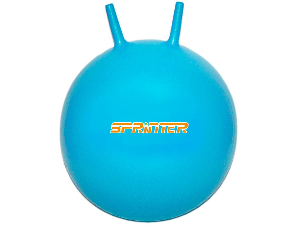Мяч-прыгун с ушками SPRINTER d-50 см голубой