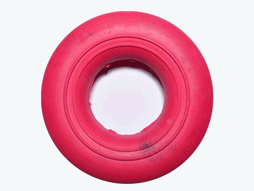 Эспандер кольцо, большой, ребристо-гладкий, нагрузка 40 кг, красный :(23045RED):