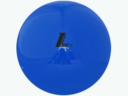Мяч для художественной гимнастики «L» силикон, цвет - синий. Диаметр 15см :D15: