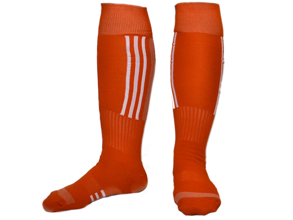 Гетры футбольные. Цвет: ярко-оранжевый. Размер: 40-44: SG-8