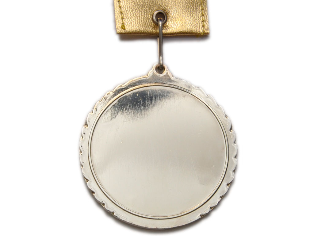Медаль спортивная СЕРЕБРО d - 6,5 см :В-6.5-2