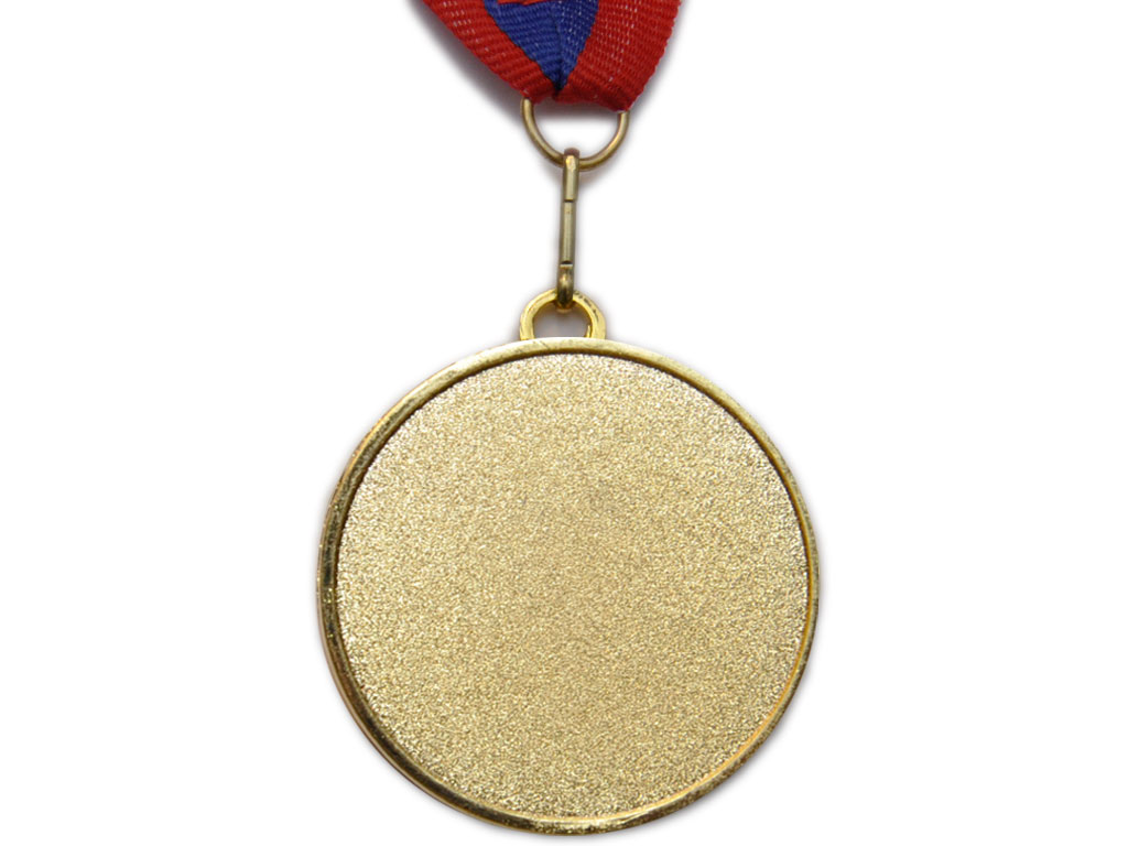 Медаль спортивная с лентой 1 место d - 5 см :5200-10
