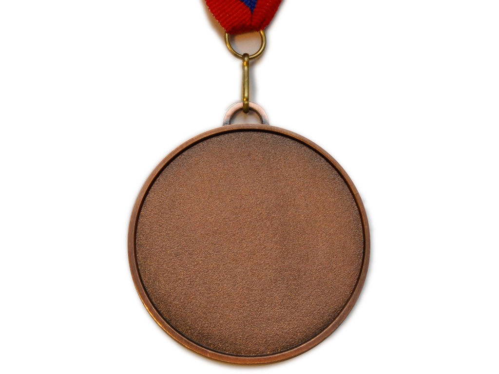 Медаль спортивная с лентой 3 место d - 6,5 см :5201-18