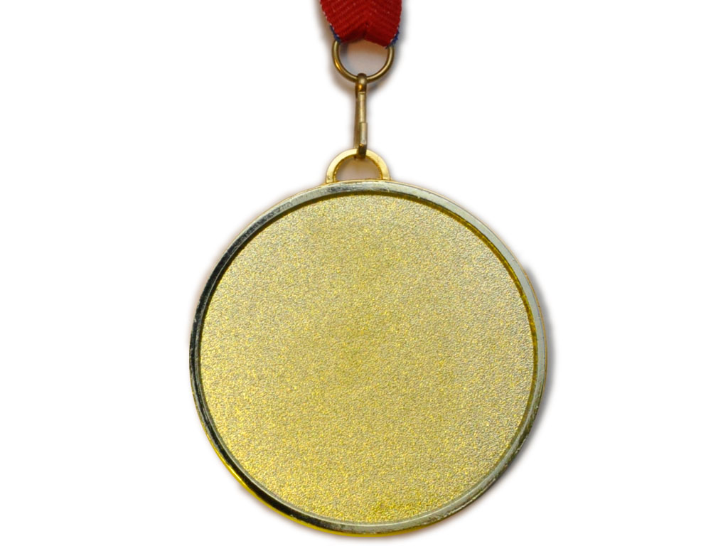 Медаль спортивная с лентой 1 место d - 6,5 см :1502-1