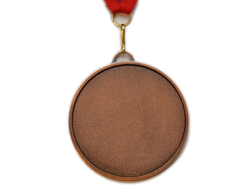 Медаль спортивная с лентой 3 место d - 6,5 см :1502-3