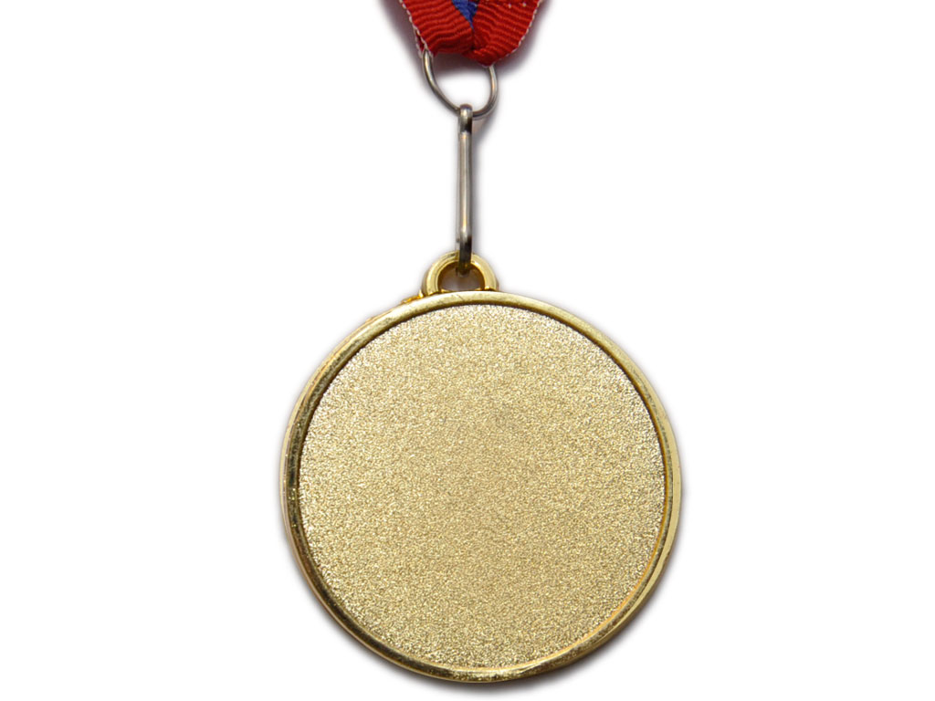Медаль спортивная с лентой 1 место d - 5 см :1503-1
