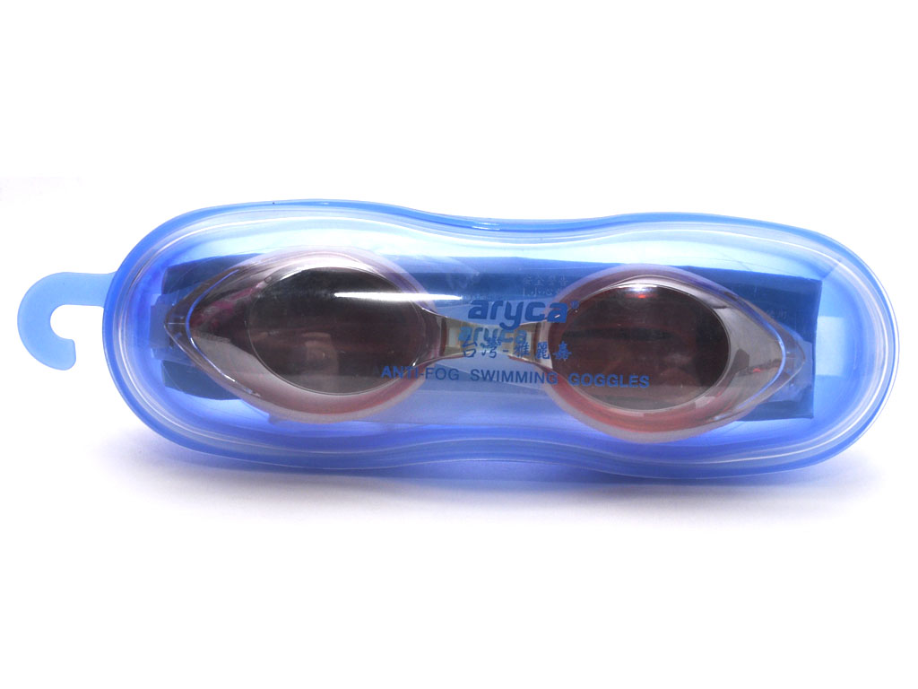 Очки для плавания ARYCA. Материал оправы - силикон, съёмная переносица, линзы - антизапотевающее покрытие. WG1300-R/1300A