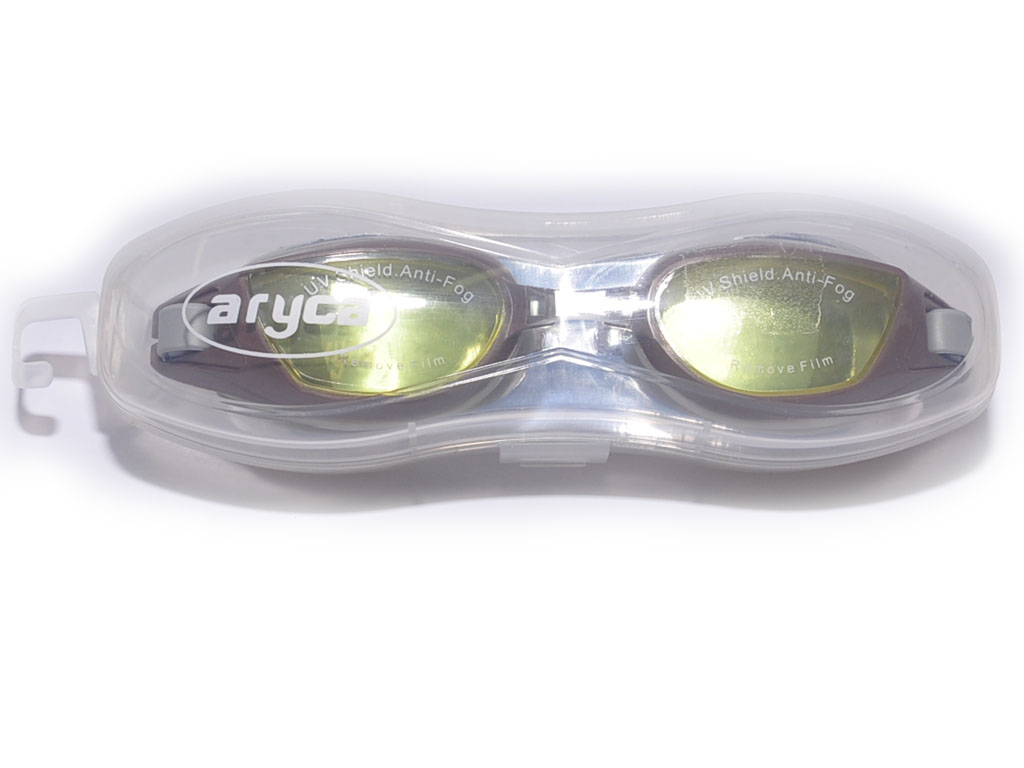 Очки для плавания, материал оправы силикон. Индивидуальная упаковка из пластмассы WG35B