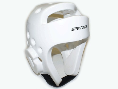 Шлем для тхеквондо. Размер S. Цвет белый. :(ZTT-002Б-S):