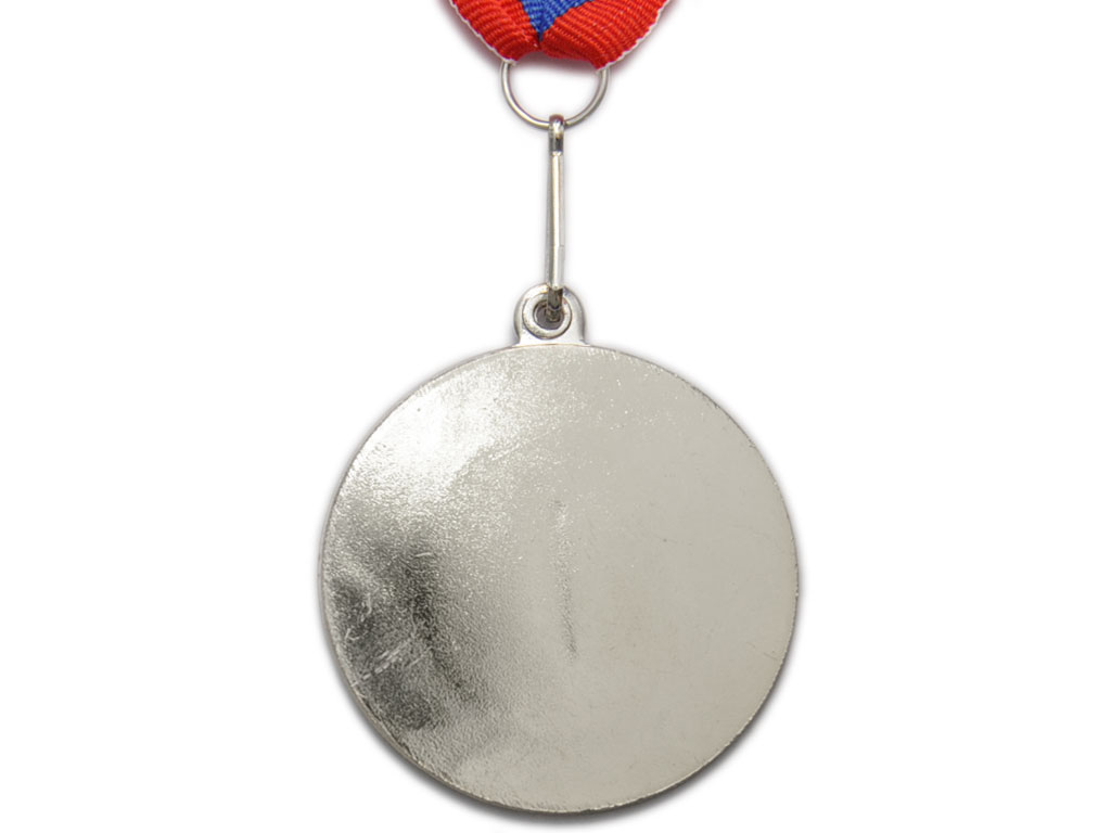 Медаль спортивная с лентой 2 место d - 5 см :T501-2