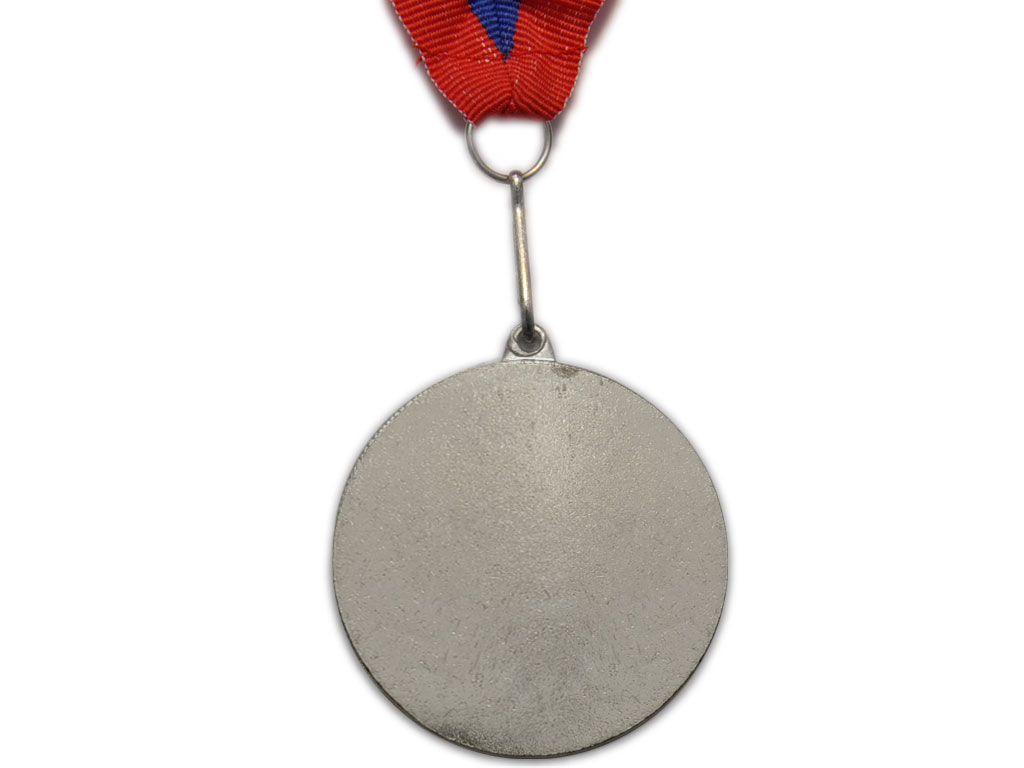 Медаль спортивная с лентой 2 место d - 5 см :T502-2