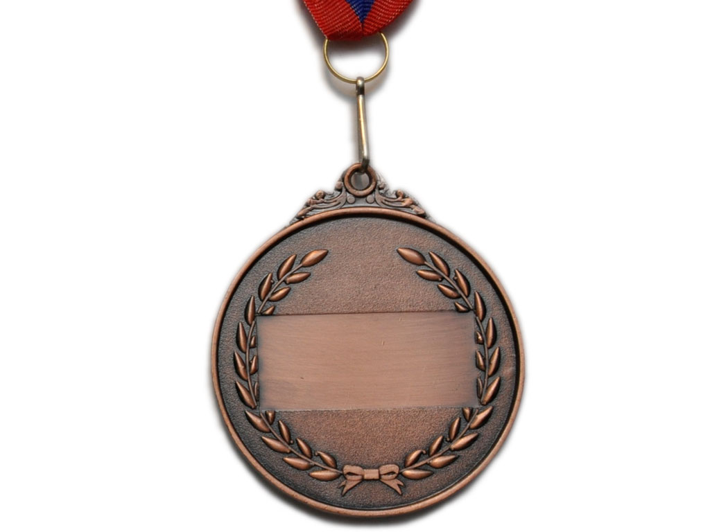 Медаль спортивная с лентой 3 место d - 6,5 см :Е03-3