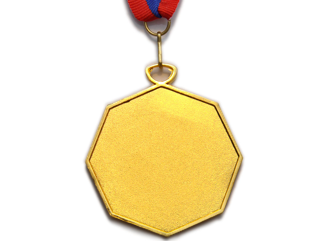 Медаль спортивная с лентой 1 место d - 6,5 см :Е04-1