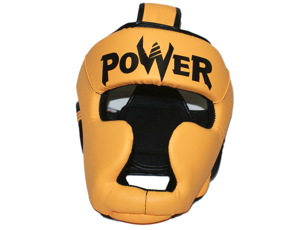 Шлем боксёрский закрытый, индивидуальная упаковка. Материал: кожзаменитель. Усиленная защита области ушей, сзади застежка на липучке. Цвета: оранжевый, размер L. HT-L-ОРН