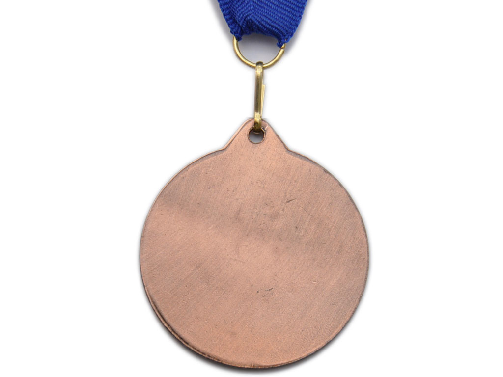 Медаль спортивная с лентой 3 место d - 5 см :МТ852-3