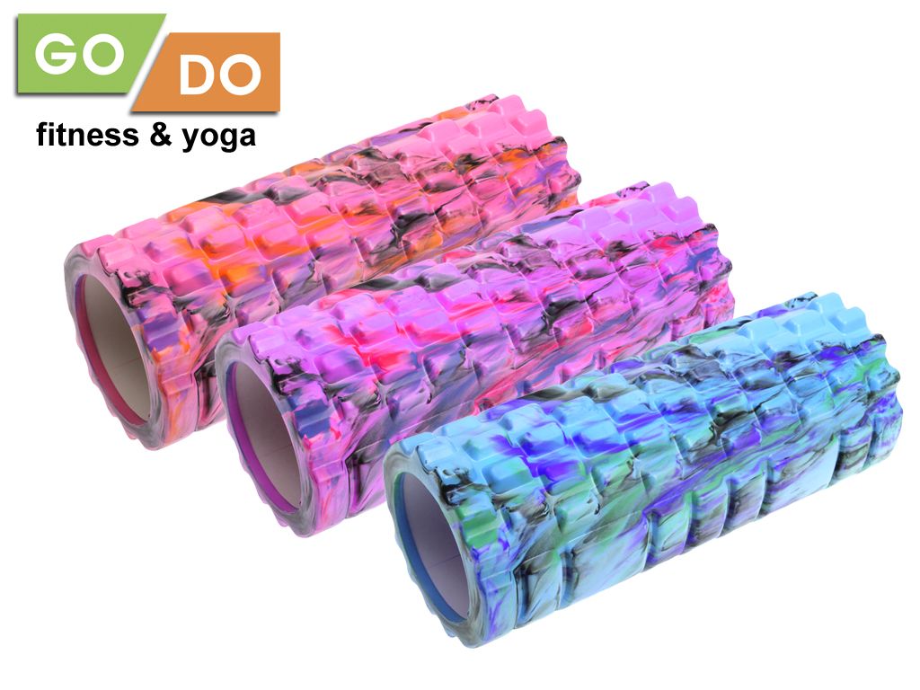 Валик-матрёшка для йоги полый жёсткий GO DO :YJ-5008-2