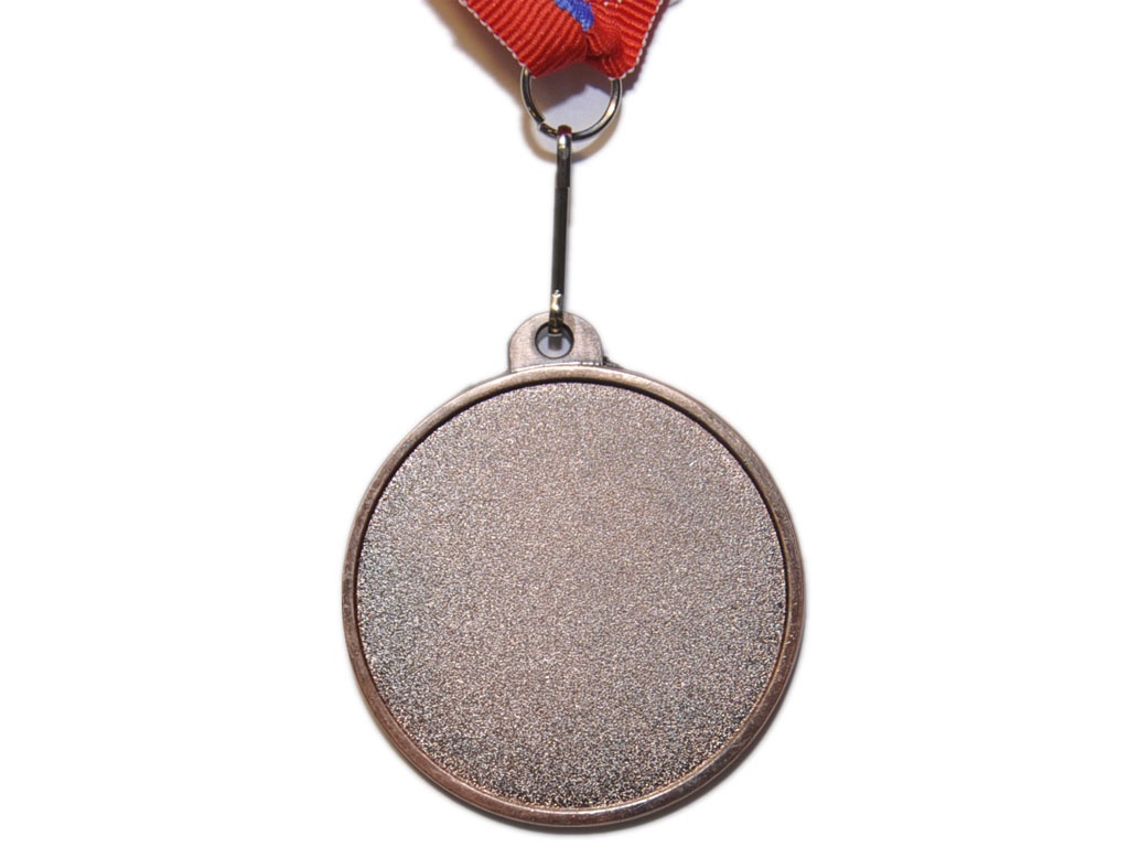 Медаль спортивная с лентой 3 место d - 5 см :1801-3