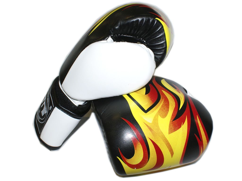 Перчатки боксёрские FLAME. Размер 8 унций: flame-08#