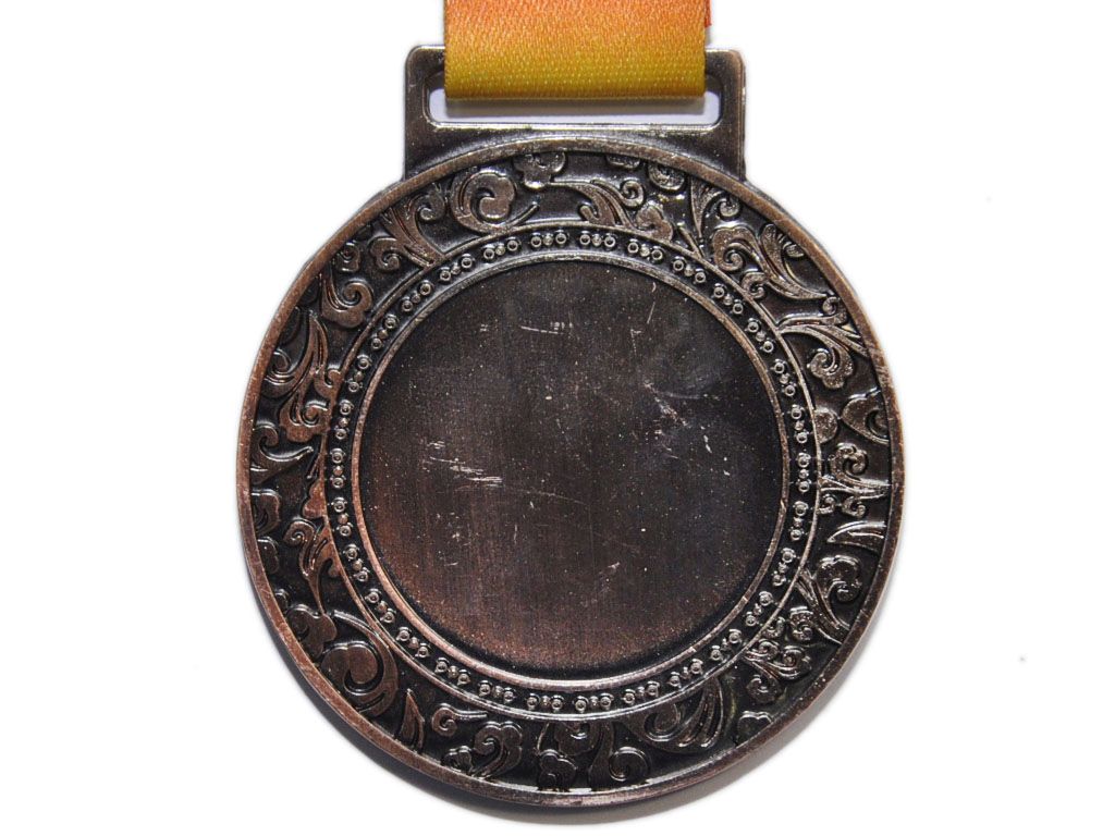 Медаль спортивная с лентой 3 место d - 6,5 см :1903-BL-3