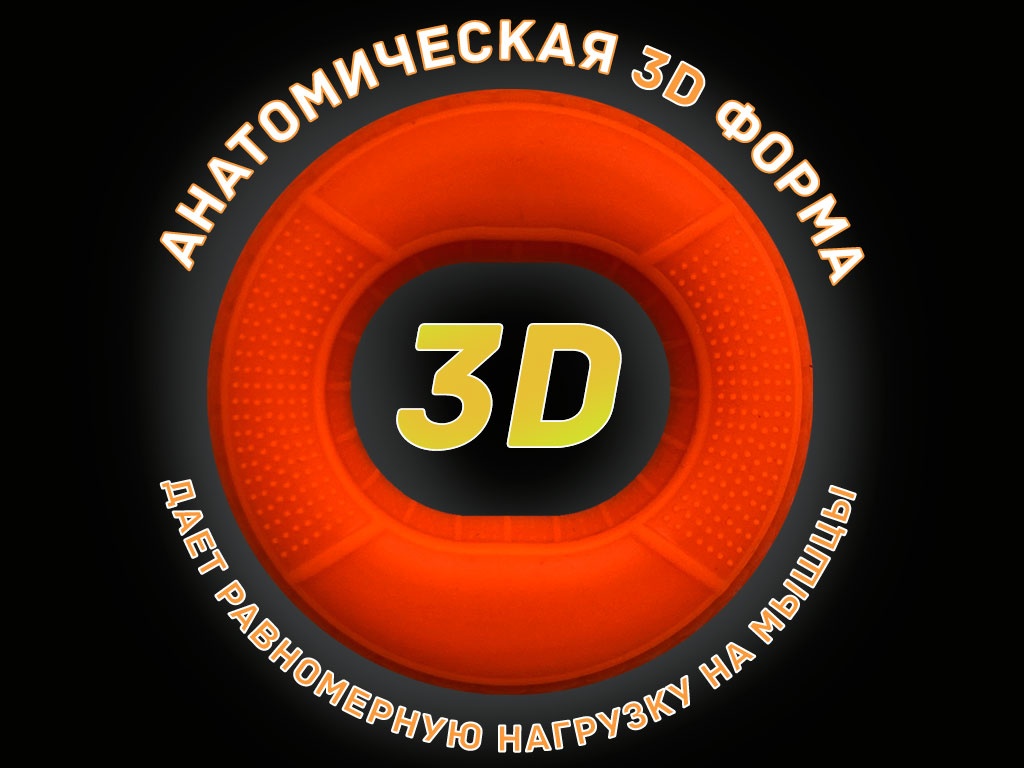 Эспандер кистевой с двойной нагрузкой 50-60 LB
