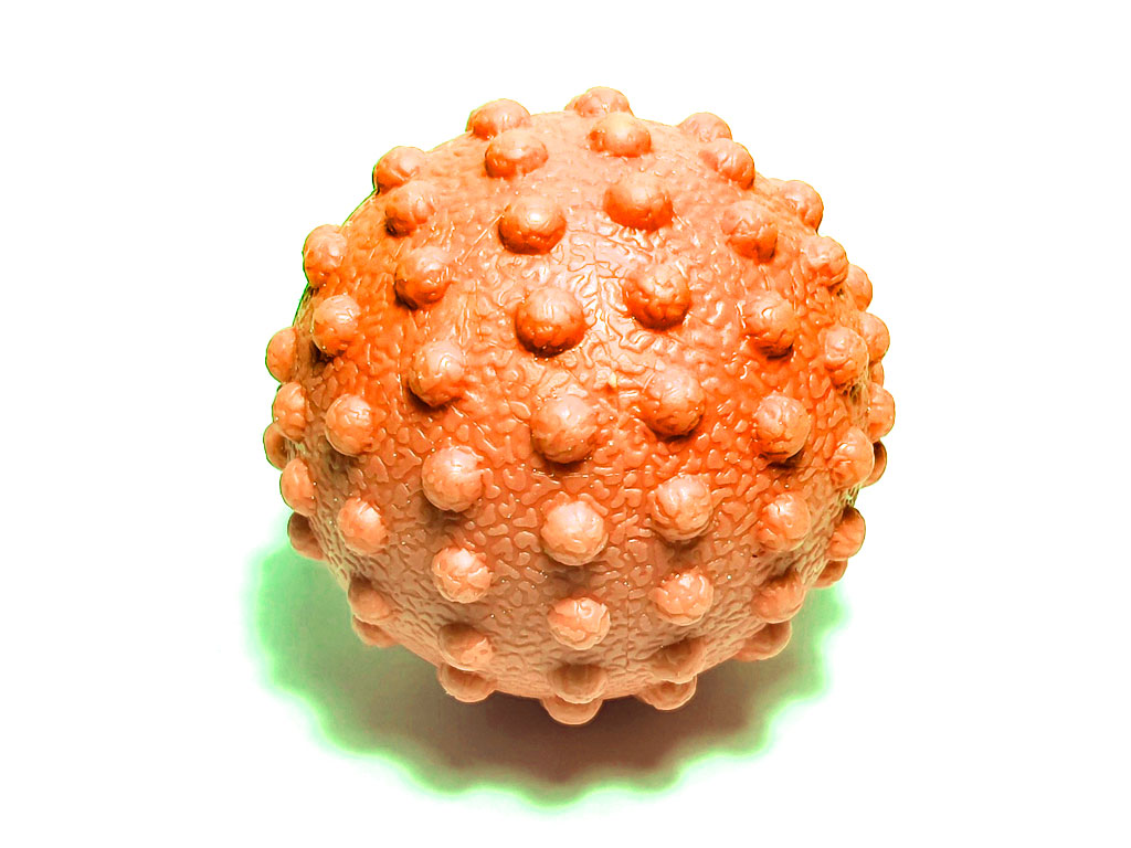 Мячик для миофасциального расслабления рельефный XC-DM1