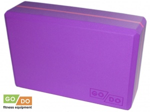 Блок для йоги утяжелённый фиолетовый GO DO :YJ-K2-ФМ купить оптом у поставщика sprinter-opt.ru