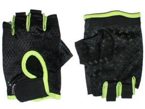 Велосипедные перчатки BP-MY-B01-СА цвет Черно-Салатовый купить оптом у поставщика sprinter-opt.ru