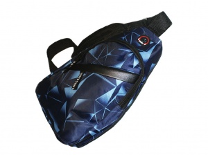 Спортивный рюкзак, чёрно-синий: ХВВ-6 купить оптом у поставщика sprinter-opt.ru