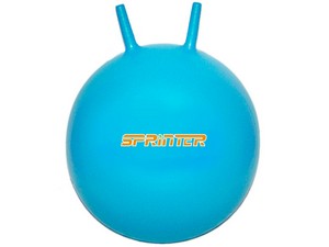 Мяч-прыгун с ушками SPRINTER d-50 см голубой купить оптом у поставщика sprinter-opt.ru