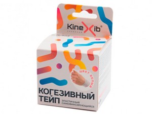 Когезивный-тейп Kinexib 4,5м х 5см белый купить оптом у поставщика sprinter-opt.ru