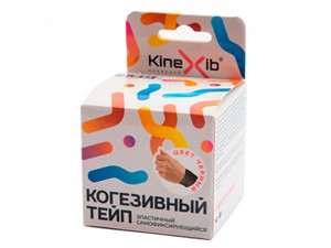 Когезивный-тейп Kinexib 4,5м х 5см чёрный купить оптом у поставщика sprinter-opt.ru