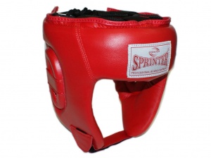 Шлем боксёрский SPRINTER открытый кожзам размер М :15-19:  купить оптом у поставщика sprinter-opt.ru