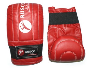 Перчатки снарядные RuscoSport, красные, размер L купить оптом у поставщика sprinter-opt.ru