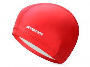 Шапочка для плавания комбинированная SPRINTER :PU-1117  купить оптом у поставщика sprinter-opt.ru