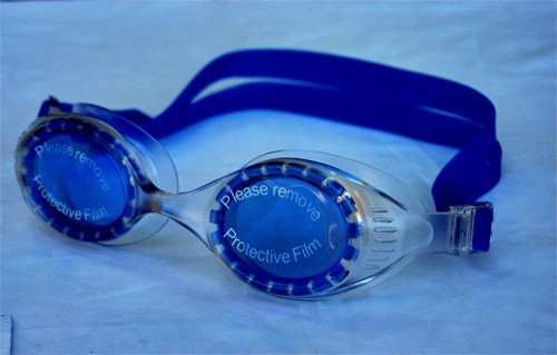 Очки для плавания  -  материал оправы силикон, беруши в комплекте. Индивидуальная пластиковая упаковка :(SG962):