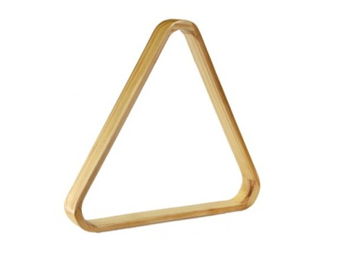 Треугольник деревянный, для шаров русского бильярда. Дуб, светлый. :(70):