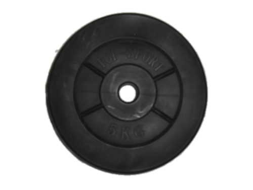 Диск для штанги. Вес 5 кг. (пластик)D-26mm. :(Z-5KG): купить оптом у поставщика sprinter-opt.ru