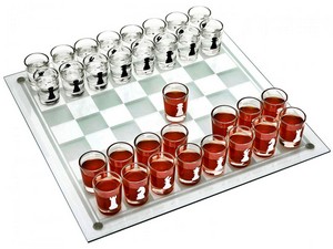 Подарочный набор «Пьяные шахматы» рюмки :086 М: купить оптом у поставщика sprinter-opt.ru