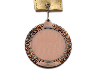 Медаль спортивная БРОНЗА d - 6,5 см :В-6.5-3 купить оптом у поставщика sprinter-opt.ru