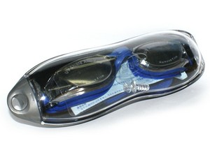 Очки для плавания, материал оправы силикон, беруши в комплекте. Индивидуальная пластмассовая упаковка. :(WG821-A):